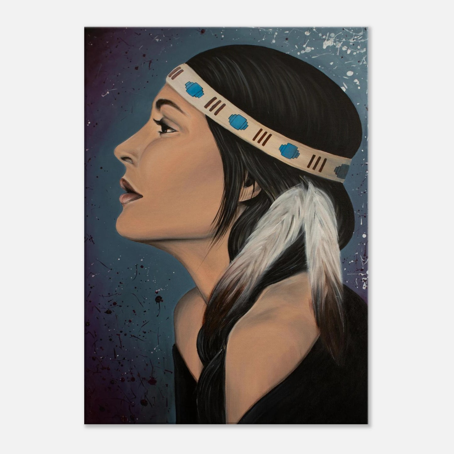 Front View 50x70x4 cm (Size of Original Painting)